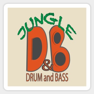 Jungle Music - Drum and Bass Sticker